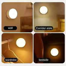 Wireless Rechargeable LED Detector Lamp for bedroom, hallway, stairs, and closets
