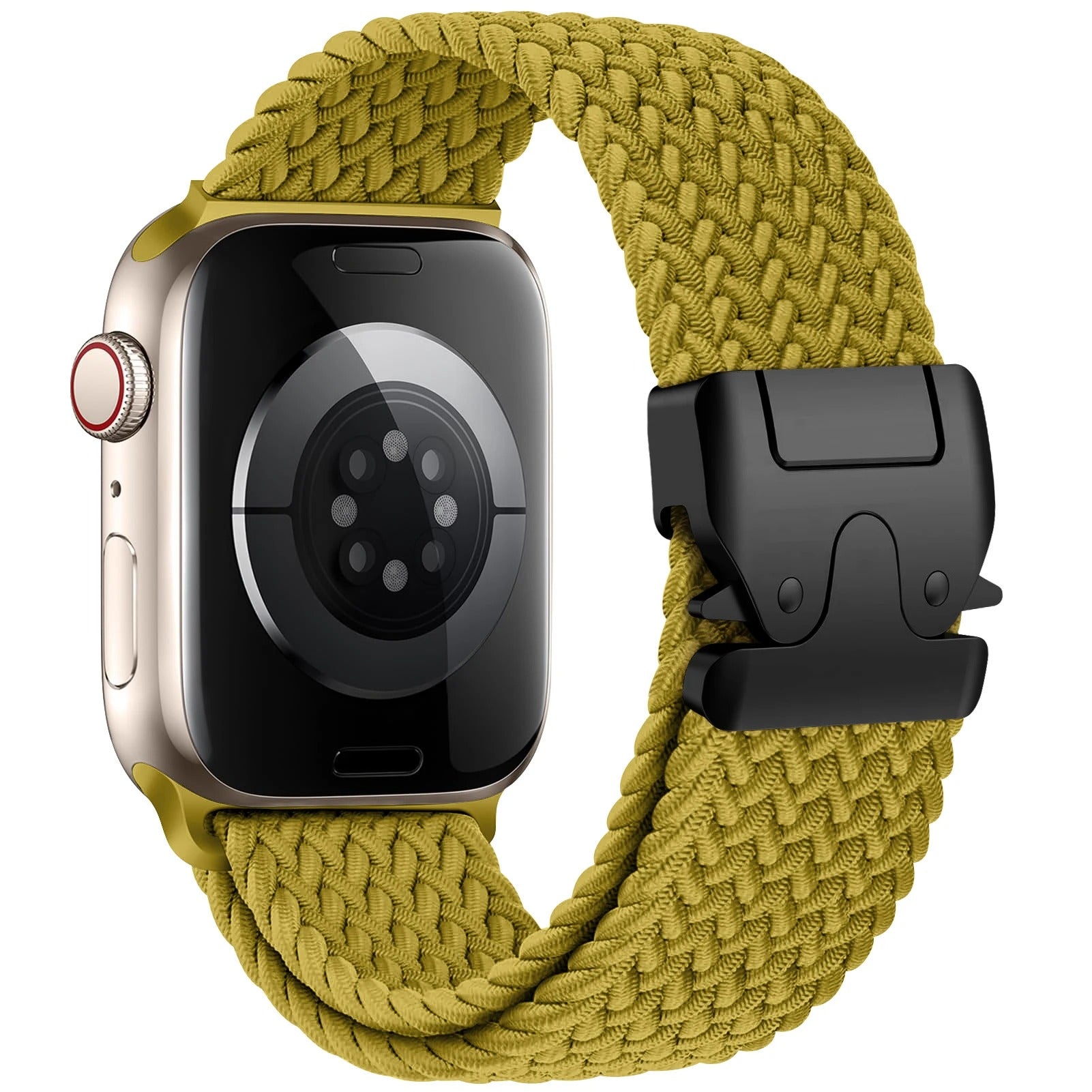 Adjustable Parachute Fabric Watch Band – Breathable Nylon Strap for Apple Watch Ultra