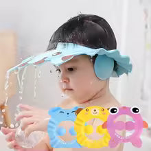Baby shower soft cap adjustable shampoo shield for kids