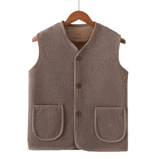 Lamb Wool Vest for Women
