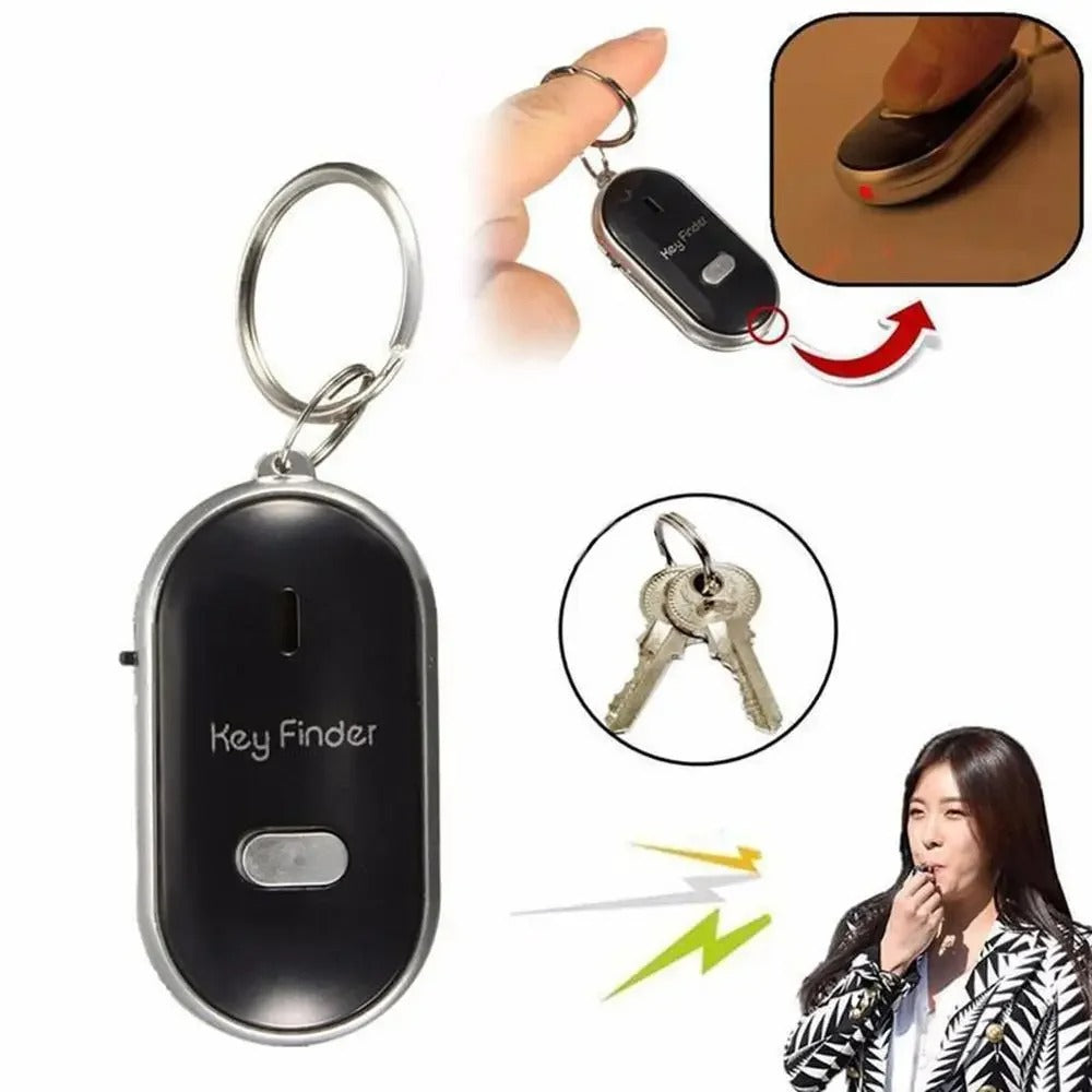 Sound-Activated Key Finder with Bright LED Torch and Beep Alert
