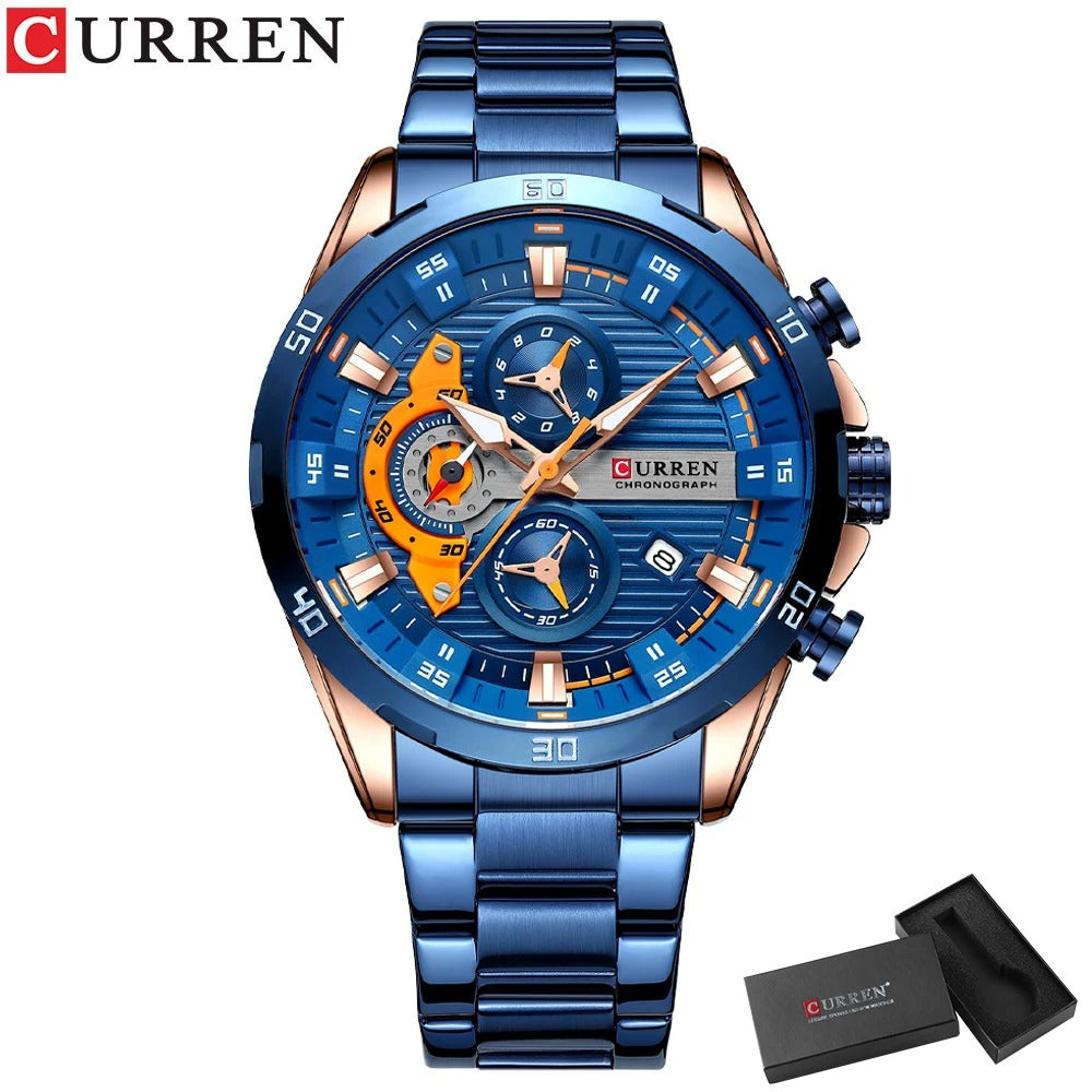 stainless steel watch men